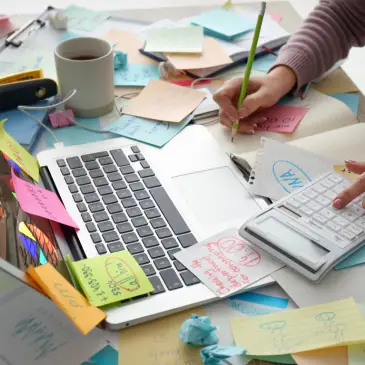 organize your home office declutter clutter