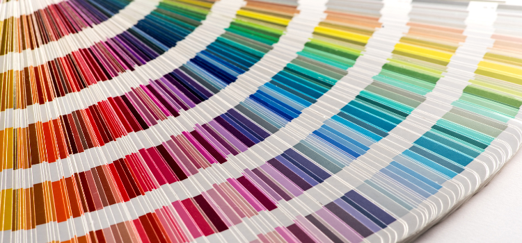 color swatch psychology of color in home office