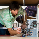 Under desk cable management