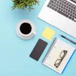 psychology of color blue desktop