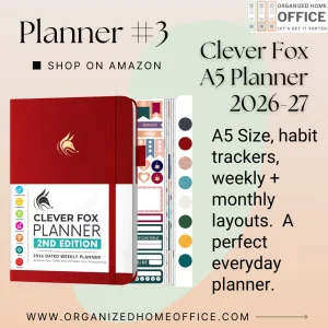 Clever Fox A5 Planner 2026-27