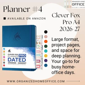Clever Fox Pro A4 2026-27 Planner